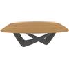 BONTEMPI tavolo fisso a botte con struttura antracite BACH 53.75 200x116 cm - 53.75-M310-L009