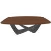 BONTEMPI tavolo fisso a botte con struttura antracite BACH 53.75 200x116 cm - 53.75-M310-L036