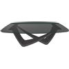 BONTEMPI tavolo fisso a botte con struttura antracite BACH 53.75 200x116 cm - 53.75-M310-C158