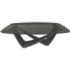 BONTEMPI tavolo fisso a botte con struttura antracite BACH 53.75 200x116 cm - 53.75-M310-C159