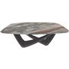 BONTEMPI tavolo fisso a botte con struttura antracite BACH 53.75 200x116 cm - 53.75-M310-C115