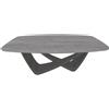 BONTEMPI tavolo fisso a botte con struttura antracite BACH 53.75 200x116 cm - 53.75-M310-CR006