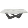 BONTEMPI tavolo fisso a botte con struttura antracite BACH 53.75 200x116 cm - 53.75-M310-CM032