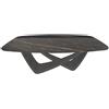 BONTEMPI tavolo fisso a botte con struttura antracite BACH 53.75 200x116 cm - 53.75-M310-CM005