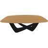 BONTEMPI tavolo fisso a botte con struttura nero opaco BACH 53.75 200x116 cm - 53.75-M055-L009