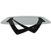 BONTEMPI tavolo fisso a botte con struttura nero opaco BACH 53.75 200x116 cm - 53.75-M055-C157