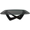 BONTEMPI tavolo fisso a botte con struttura nero opaco BACH 53.75 200x116 cm - 53.75-M055-C158