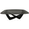 BONTEMPI tavolo fisso a botte con struttura nero opaco BACH 53.75 200x116 cm - 53.75-M055-C159