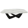 BONTEMPI tavolo fisso a botte con struttura nero opaco BACH 53.75 200x116 cm - 53.75-M055-CM032
