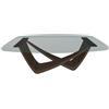 BONTEMPI tavolo fisso a botte con struttura ottone scuro BACH 53.75 200x116 cm - 53.75-M028-C157