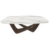 BONTEMPI tavolo fisso a botte con struttura ottone scuro BACH 53.75 200x116 cm - 53.75-M028-CM012