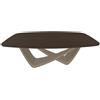 BONTEMPI tavolo fisso a botte con struttura sabbia BACH 53.75 200x116 cm - 53.75-M312-L002