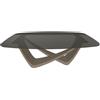 BONTEMPI tavolo fisso a botte con struttura sabbia BACH 53.75 200x116 cm - 53.75-M312-C159