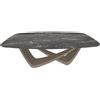 BONTEMPI tavolo fisso a botte con struttura sabbia BACH 53.75 200x116 cm - 53.75-M312-C116