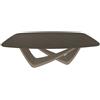 BONTEMPI tavolo fisso a botte con struttura sabbia BACH 53.75 200x116 cm - 53.75-M312-C130