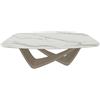 BONTEMPI tavolo fisso a botte con struttura sabbia BACH 53.75 200x116 cm - 53.75-M312-CM032
