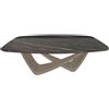 BONTEMPI tavolo fisso a botte con struttura sabbia BACH 53.75 200x116 cm - 53.75-M312-CM005