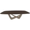 BONTEMPI tavolo fisso a botte con struttura sabbia BACH 53.76 250x120 cm - 53.76-M312-L002