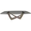 BONTEMPI tavolo fisso a botte con struttura sabbia BACH 53.76 250x120 cm - 53.76-M312-C159