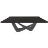BONTEMPI tavolo fisso rettangolare con struttura antracite BACH 53.80 200x100 cm - 53.80-M310-L038
