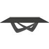 BONTEMPI tavolo fisso rettangolare con struttura antracite BACH 53.80 200x100 cm - 53.80-M310-C183S