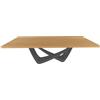BONTEMPI tavolo fisso rettangolare con struttura antracite BACH 53.82 250x100 cm - 53.82-M310-L009