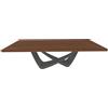 BONTEMPI tavolo fisso rettangolare con struttura antracite BACH 53.82 250x100 cm - 53.82-M310-L036