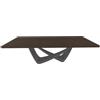 BONTEMPI tavolo fisso rettangolare con struttura antracite BACH 53.82 250x100 cm - 53.82-M310-L002