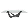 BONTEMPI tavolo fisso rettangolare con struttura antracite BACH 53.82 250x100 cm - 53.82-M310-C157