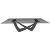 BONTEMPI tavolo fisso rettangolare con struttura antracite BACH 53.82 250x100 cm - 53.82-M310-C158