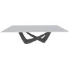 BONTEMPI tavolo fisso rettangolare con struttura antracite BACH 53.82 250x100 cm - 53.82-M310-C180S