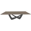 BONTEMPI tavolo fisso rettangolare con struttura antracite BACH 53.82 250x100 cm - 53.82-M310-C181S