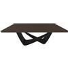 BONTEMPI tavolo fisso rettangolare con struttura nero opaco BACH 53.80 200x100 cm - 53.80-M055-L002