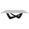 BONTEMPI tavolo fisso rettangolare con struttura nero opaco BACH 53.80 200x100 cm - 53.80-M055-C180S
