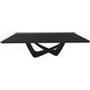 BONTEMPI tavolo fisso rettangolare con struttura nero opaco BACH 53.82 250x100 cm - 53.82-M055-L038
