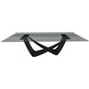 BONTEMPI tavolo fisso rettangolare con struttura nero opaco BACH 53.82 250x100 cm - 53.82-M055-C158