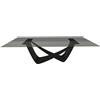BONTEMPI tavolo fisso rettangolare con struttura nero opaco BACH 53.82 250x100 cm - 53.82-M055-C159