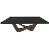BONTEMPI tavolo fisso rettangolare con struttura ottone scuro BACH 53.80 200x100 cm - 53.80-M028-L038