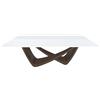 BONTEMPI tavolo fisso rettangolare con struttura ottone scuro BACH 53.80 200x100 cm - 53.80-M028-C150