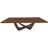 BONTEMPI tavolo fisso rettangolare con struttura ottone scuro BACH 53.82 250x100 cm - 53.82-M028-L036