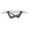 BONTEMPI tavolo fisso rettangolare con struttura ottone scuro BACH 53.82 250x100 cm - 53.82-M028-C157
