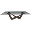 BONTEMPI tavolo fisso rettangolare con struttura ottone scuro BACH 53.82 250x100 cm - 53.82-M028-C158