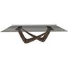 BONTEMPI tavolo fisso rettangolare con struttura ottone scuro BACH 53.82 250x100 cm - 53.82-M028-C159
