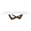 BONTEMPI tavolo fisso rettangolare con struttura ottone scuro BACH 53.82 250x100 cm - 53.82-M028-C150