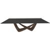 BONTEMPI tavolo fisso rettangolare con struttura ottone scuro BACH 53.82 250x100 cm - 53.82-M028-C183S