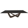 BONTEMPI tavolo fisso rettangolare con struttura ottone scuro BACH 53.82 250x100 cm - 53.82-M028-C185S