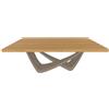 BONTEMPI tavolo fisso rettangolare con struttura sabbia BACH 53.80 200x100 cm - 53.80-M312-L009
