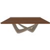 BONTEMPI tavolo fisso rettangolare con struttura sabbia BACH 53.80 200x100 cm - 53.80-M312-L036