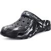 Eagsouni Zoccoli Uomo Donna Spiaggia Giardino Ospedale Pantofole Scarpe da Mare Estate Leggero Comode Traspiranti Sandali all'aperto, Nero, 45/46 EU, Etichettatura 290