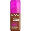 NYX Professional Makeup Fondotinta Soft Matte, Coprenza Modulabile, Tenuta Fino a 24H, Formula Arricchita con Acido Ialuronico, Guaranà e Vitamina C, Make Em Wonder Foundation, Deep Truffle, 30 ml